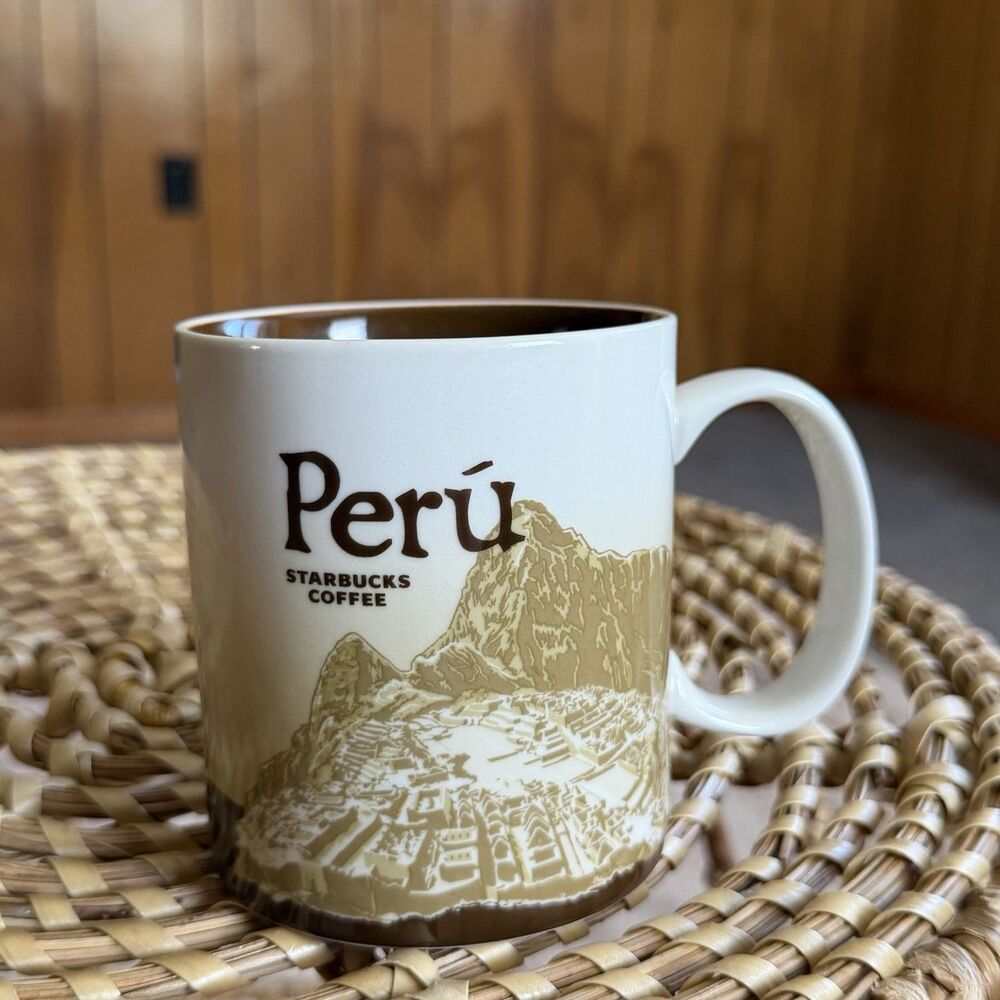 VTG 2009 Starbucks Perú Collector Series 16 oz Mug Machu Picchu